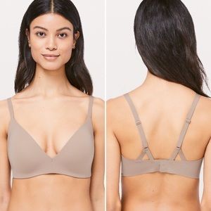 Lululemon Take Shape tan bra 34C